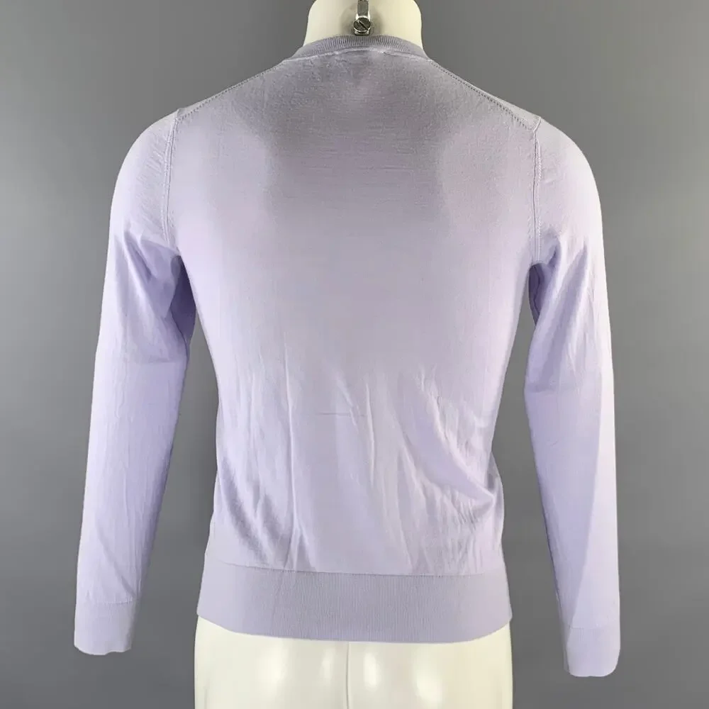 THEORY Size XS Lavender Wool Blend Pull On Pullover